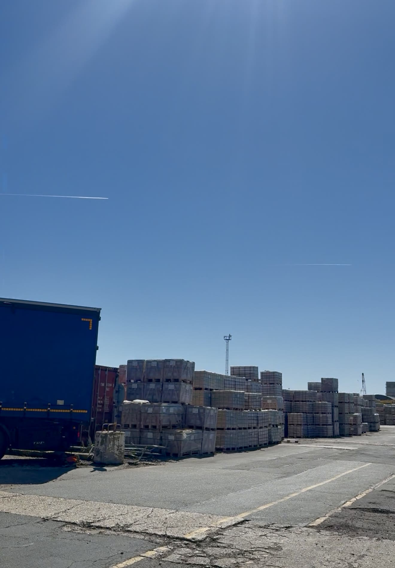 Sati Paving UK stockyard - Ready to dispatch